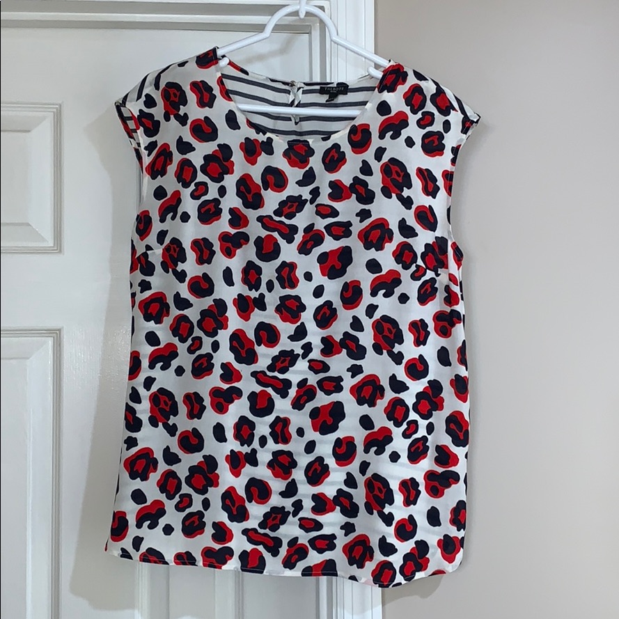 Talbots Print Shell